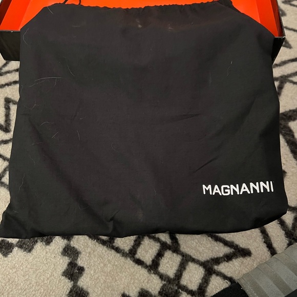 Magnanni Black Buckle Loafer Dress Shoe 10M - Picture 8 of 10